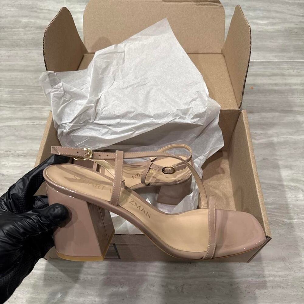 Stuart weitzman slingback block heels